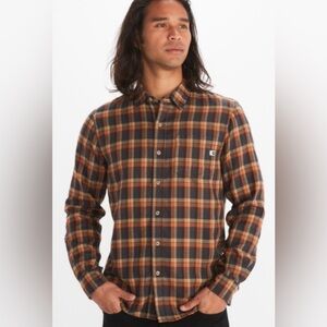 MARMOT Men's Fairfax Midweight Flannel Copper size large